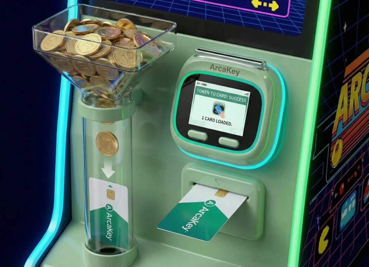 ArcaKey Rechargeable Arcade Card System Supplier